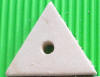 Leather Triangle 1" with 1/4 Hole
