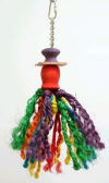 Dancer a great toy for birds who love to preen!