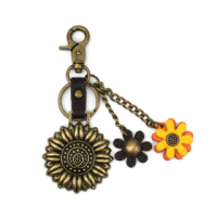 Sunflower - Metal Charming Keychain