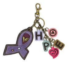 Charming Charm Lavendar Ribbon + Hope