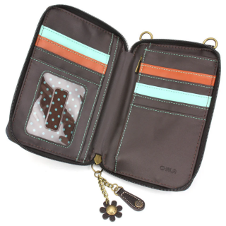 Horse Family Wallet Crossbody - Navy