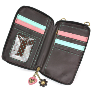 Spotted Pig Wallet Crossbody - Berry