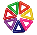 1 inch Plastic Triangles