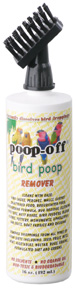 Poop Off 16oz with Brush Bird Poop Remover Cage Cleaner For Cage Aviary  Birds - Fab Finches UK