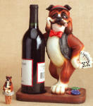 Boxer Dealer Wine Bottle Holder with Topper