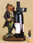 Pirate & Chest Wine Bottle Holder with Topper