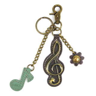 Clef - Metal Charming Keychain