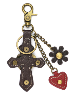 Cross - Metal Charming Keychain