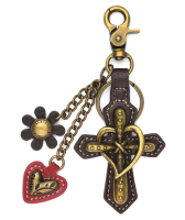 Cross - Metal Charming Keychain