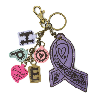 Charming Charm Lavendar Ribbon + Hope