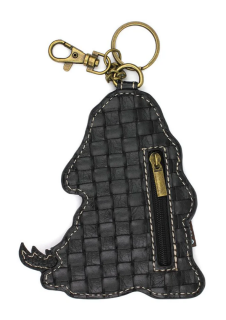 Black Cocker Key Fob Coin Purse by Chala