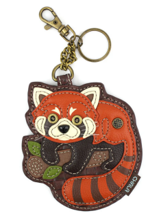 Red Panda Key Fob Coin Purse by Chala