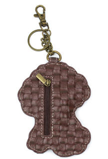 Poodle Key Fob Coin Purse by Chala