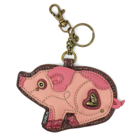 Pig Pink Key Fob Coin Purse by Chala