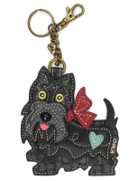 Scottie Key Fob Coin Purse by Chala