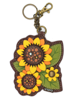 Sunflower Group Key Fob Coin Purse by Chala