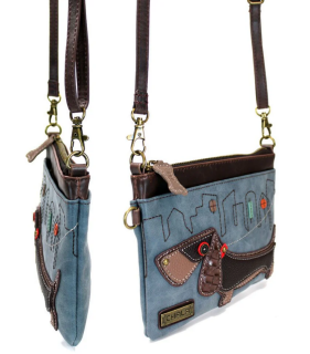 Wiener Dog - Indigo - Mini Crossbody