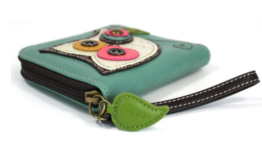 Owl II Zip-Around Wallet