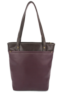 Deluxe Everyday Tote Horse Family - Plum